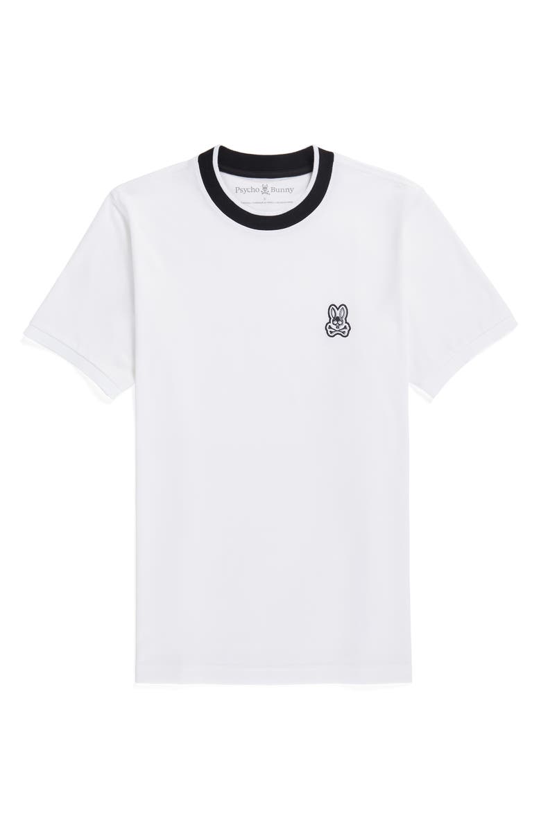 Psycho Bunny Serge Embroidered Ringer T-Shirt, Alternate, color, 