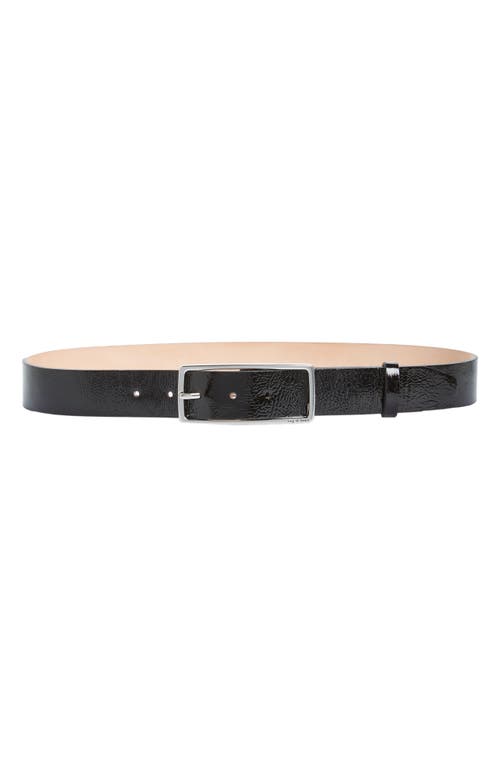 rag & bone Rebound Leather Belt in Black at Nordstrom, Size Medium