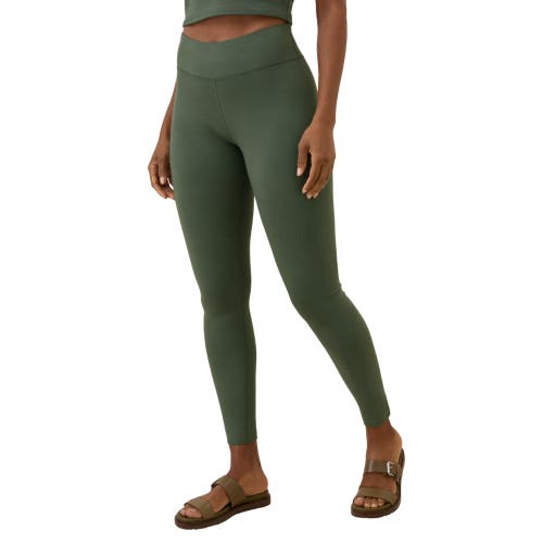 Pact Women's Organic Cotton Go-to Legging In Green