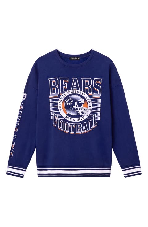 Chicago Bears Striped Rib Fleece Sweatshirt