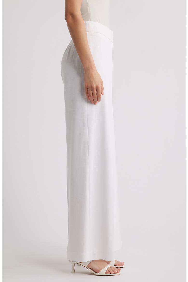 Wide Leg Pants, Alternate, color, WHITE