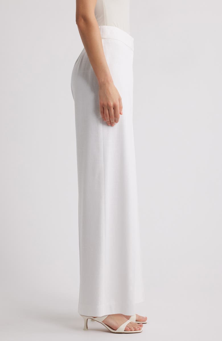 Tahari ASL Wide Leg Pants, Alternate, color, White