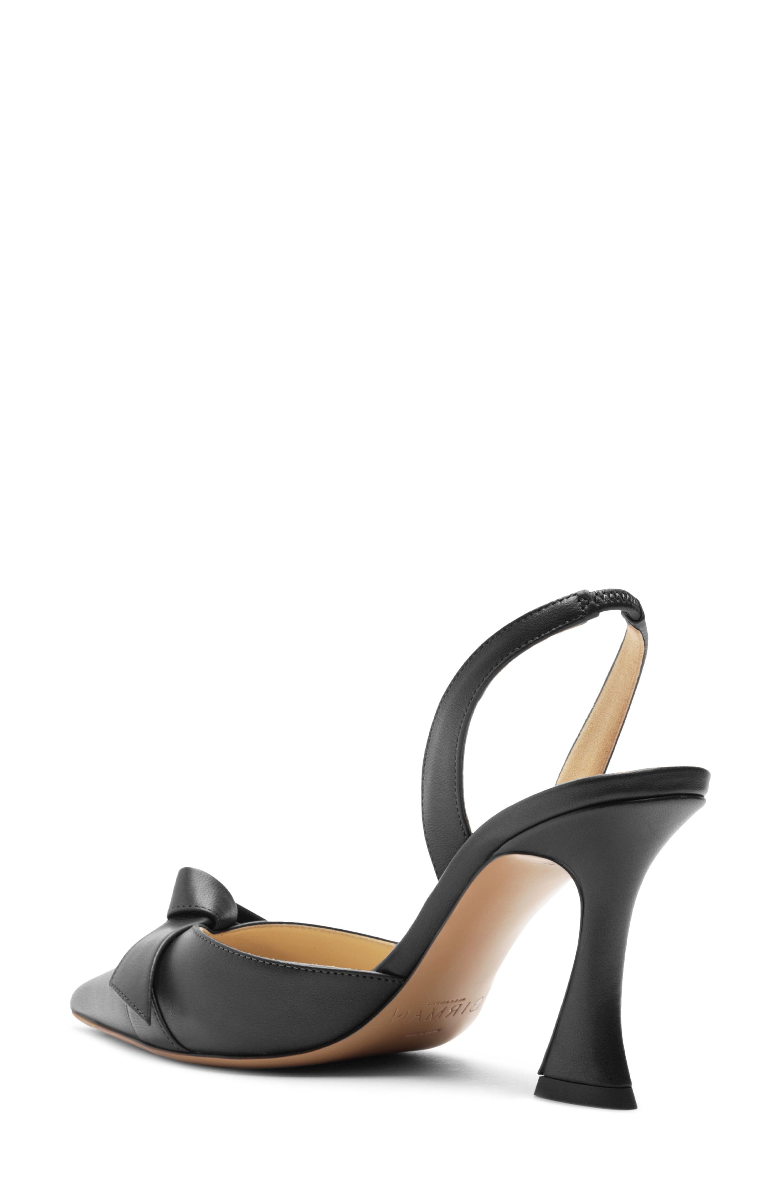 Clarita Bell Slingback Pump, Alternate, color, BLACK