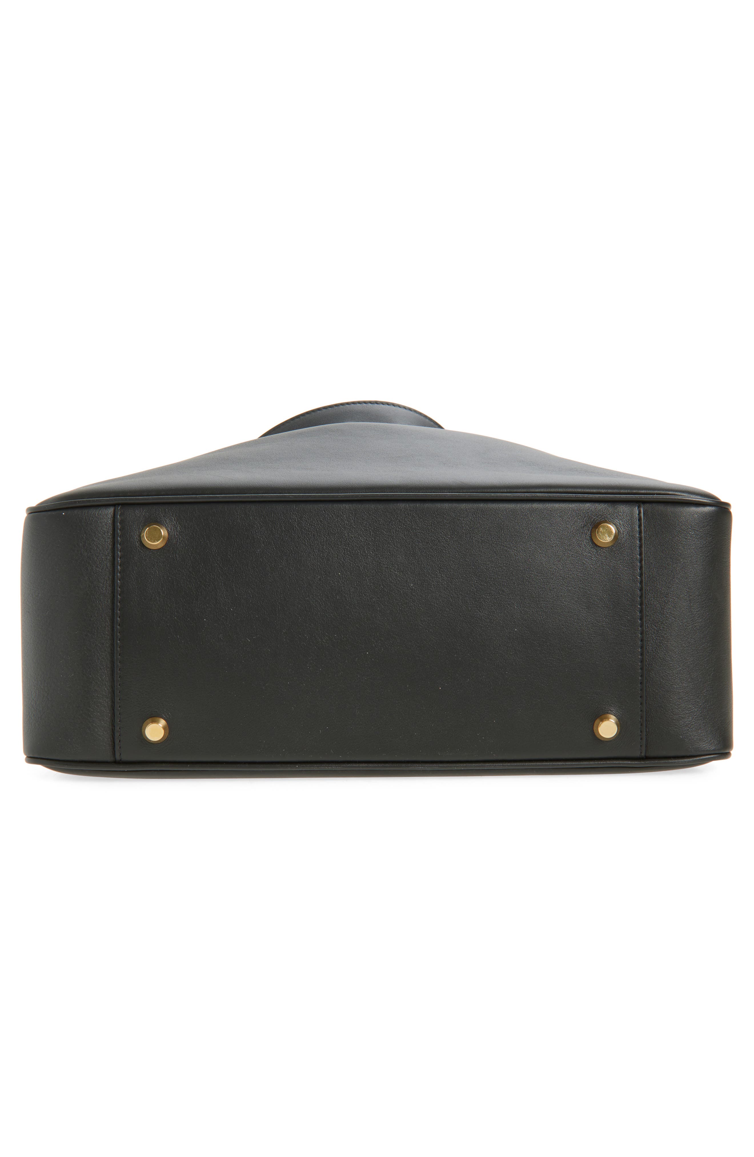 Balenciaga Medium Rodeo Leather Hobo Bag, Alternate, color, 1000 Black