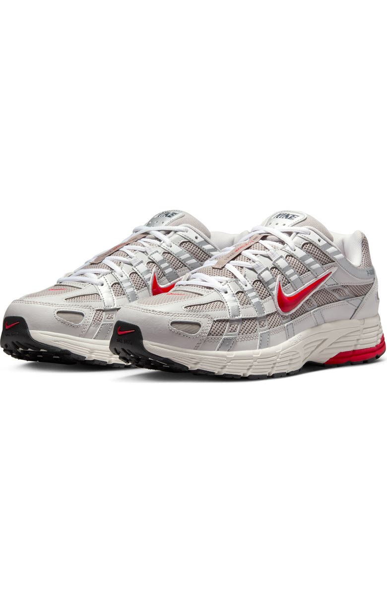 Nike P-6000 Sneaker, Main, color, College Grey/ Fire Red