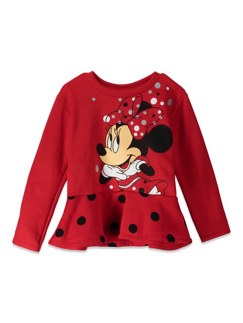 Disney Minnie Mouse Sweatshirt & Leggings Set In Animal Print