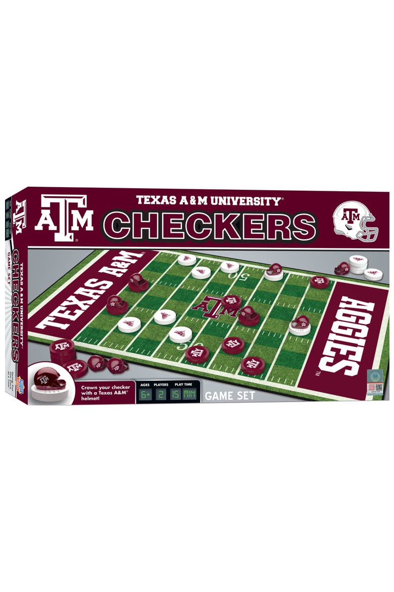Texas A&M Aggies Checkers Board Game, Main, color, Multicolor