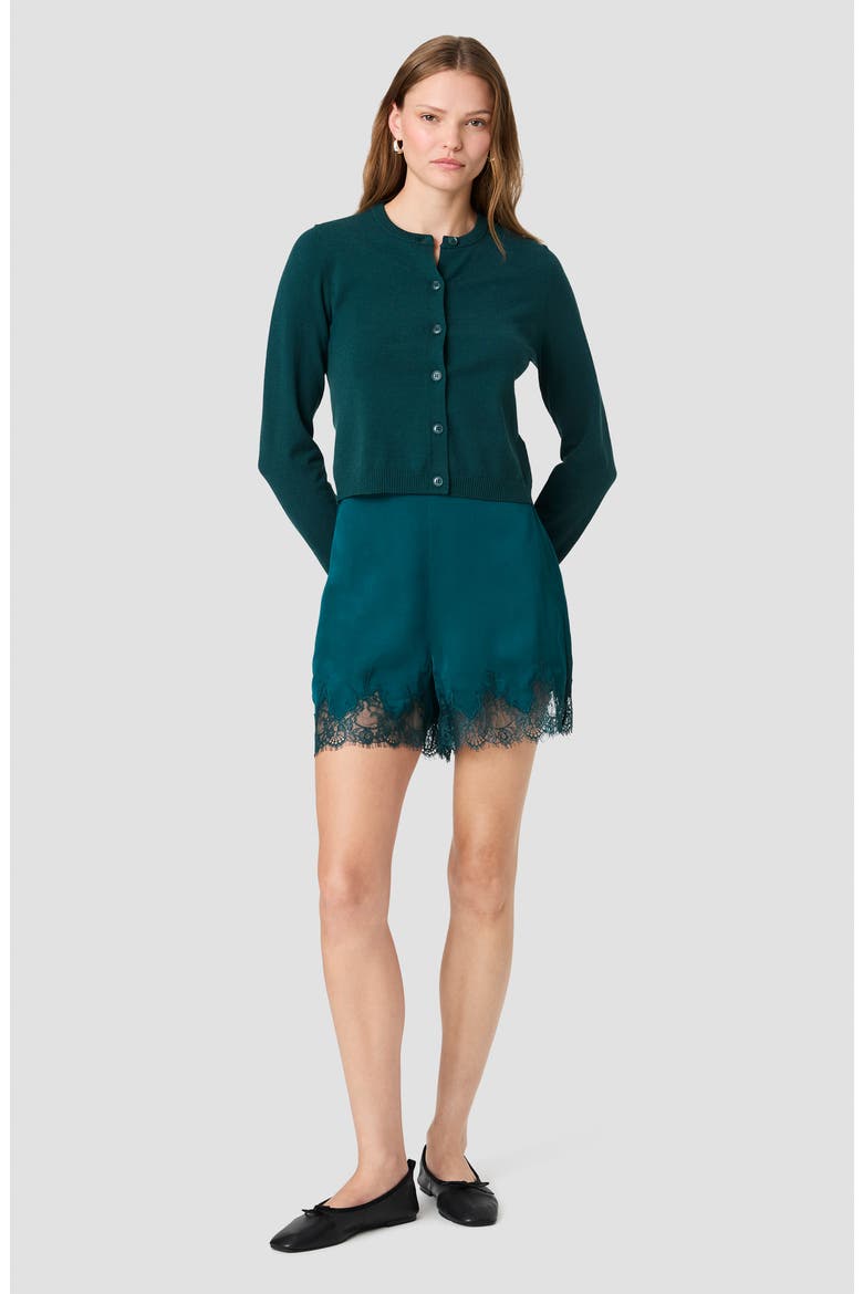 Crop Cardigan, Alternate, color, DEEP TEAL