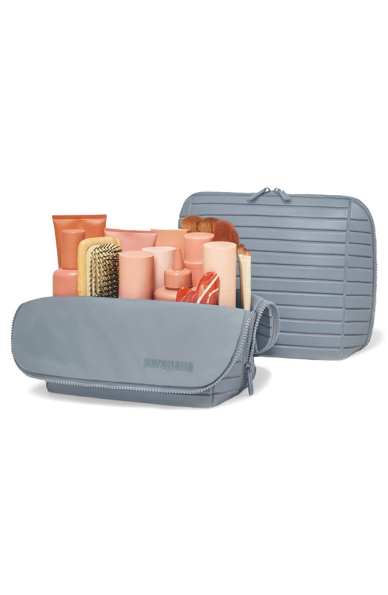 Parallelle The Large Check-In Traveller Toiletry Kit, Alternate, color, Slate