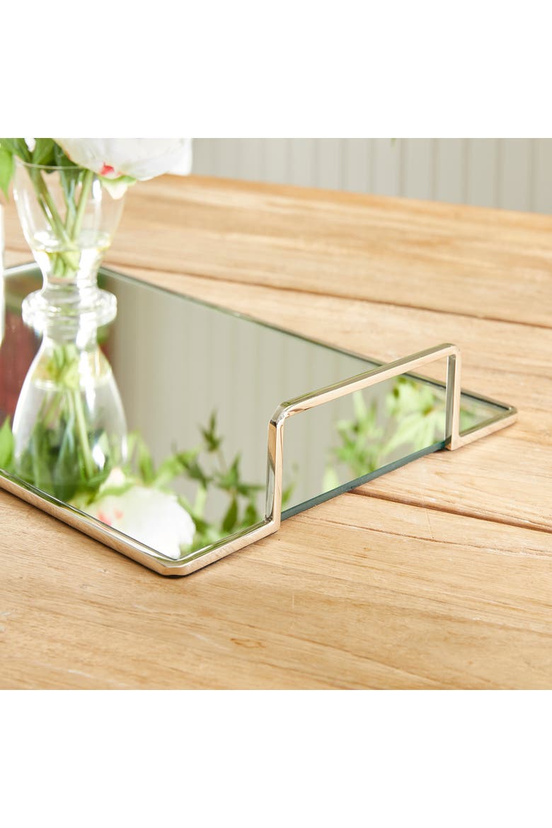 Covina Decorative Tray, Alternate, color, Silver