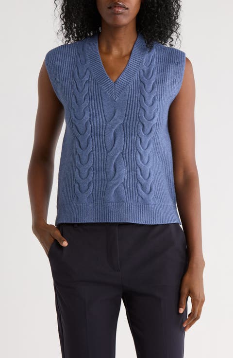 Cable Knit Sweater Vest