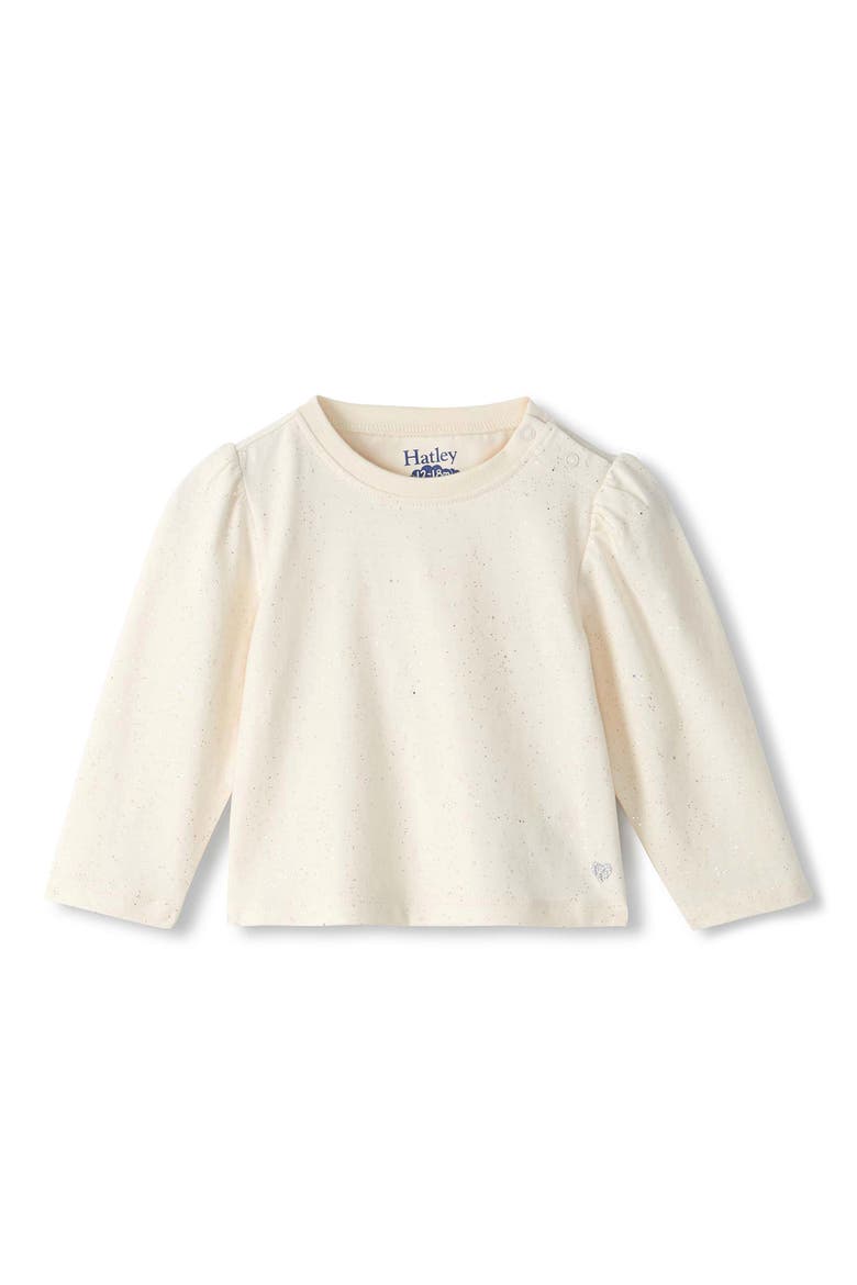 Diamante Detail Cotton Top, Main, color, NATURAL