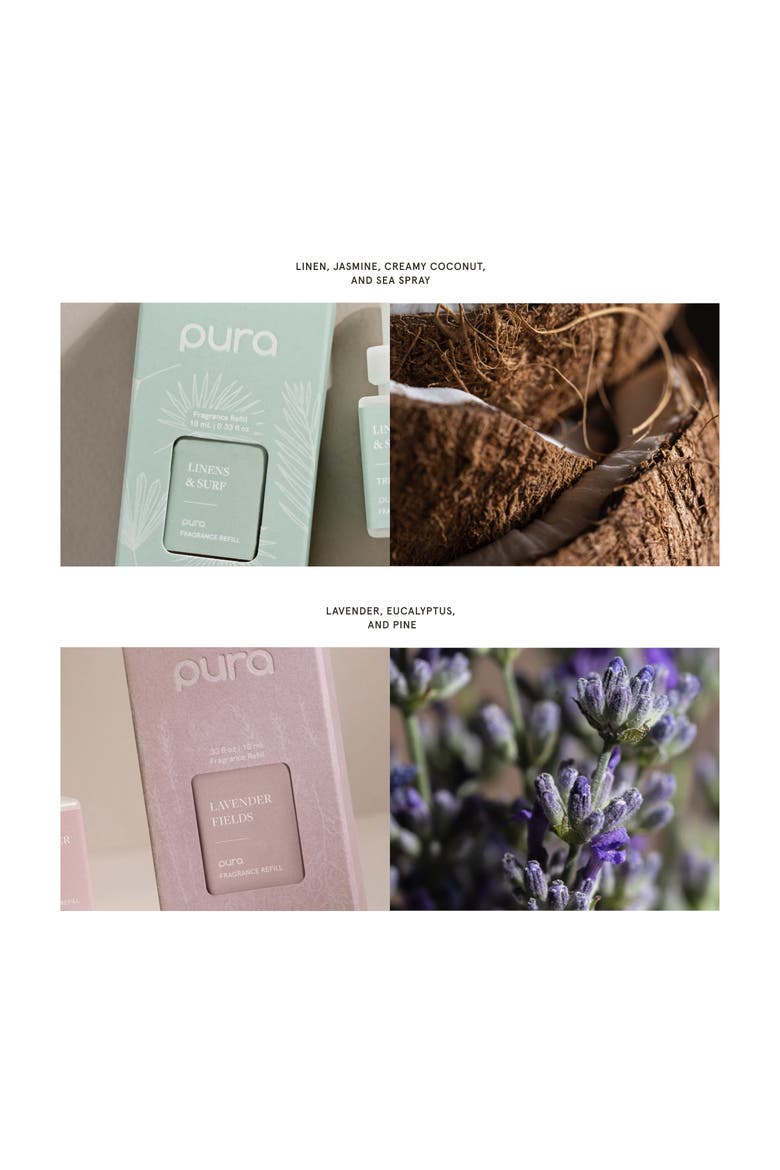 x Nordstrom Pura Plus Smart Fragrance Diffuser & Refills Set (Nordstrom Exclusive), Alternate, color, WHITE