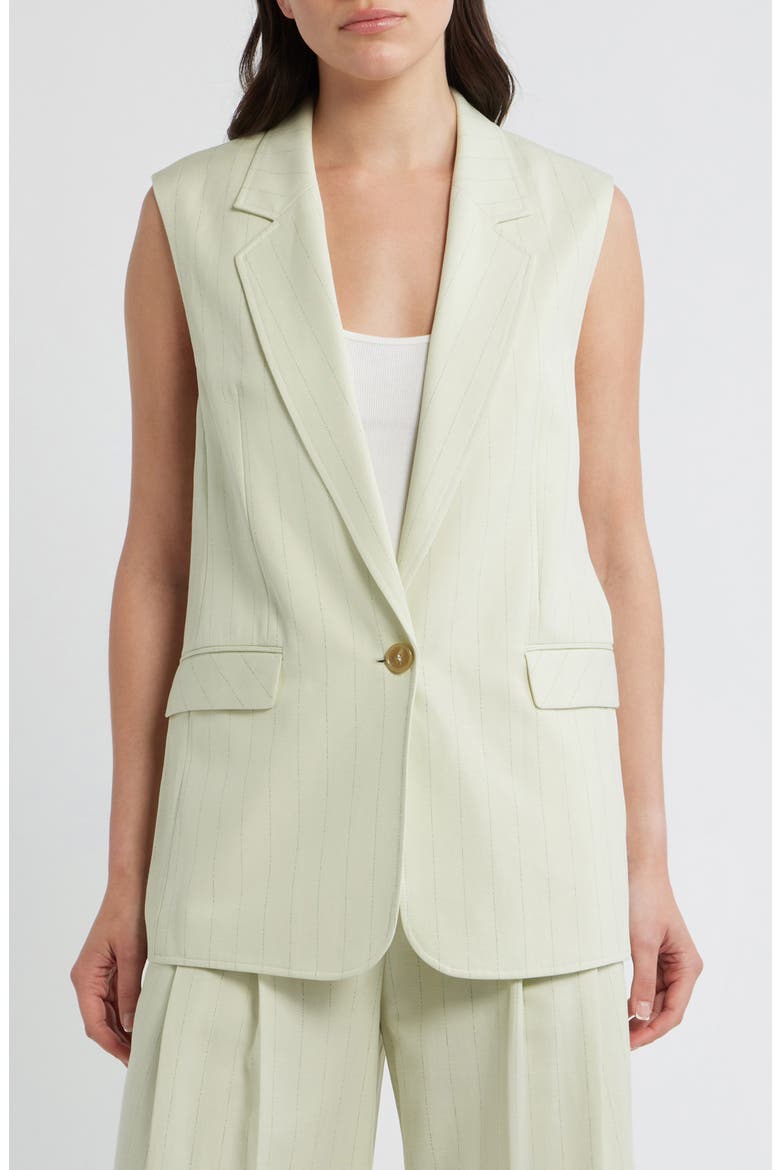 Sleeveless Vest, Main, color, GUAVA STRIPE