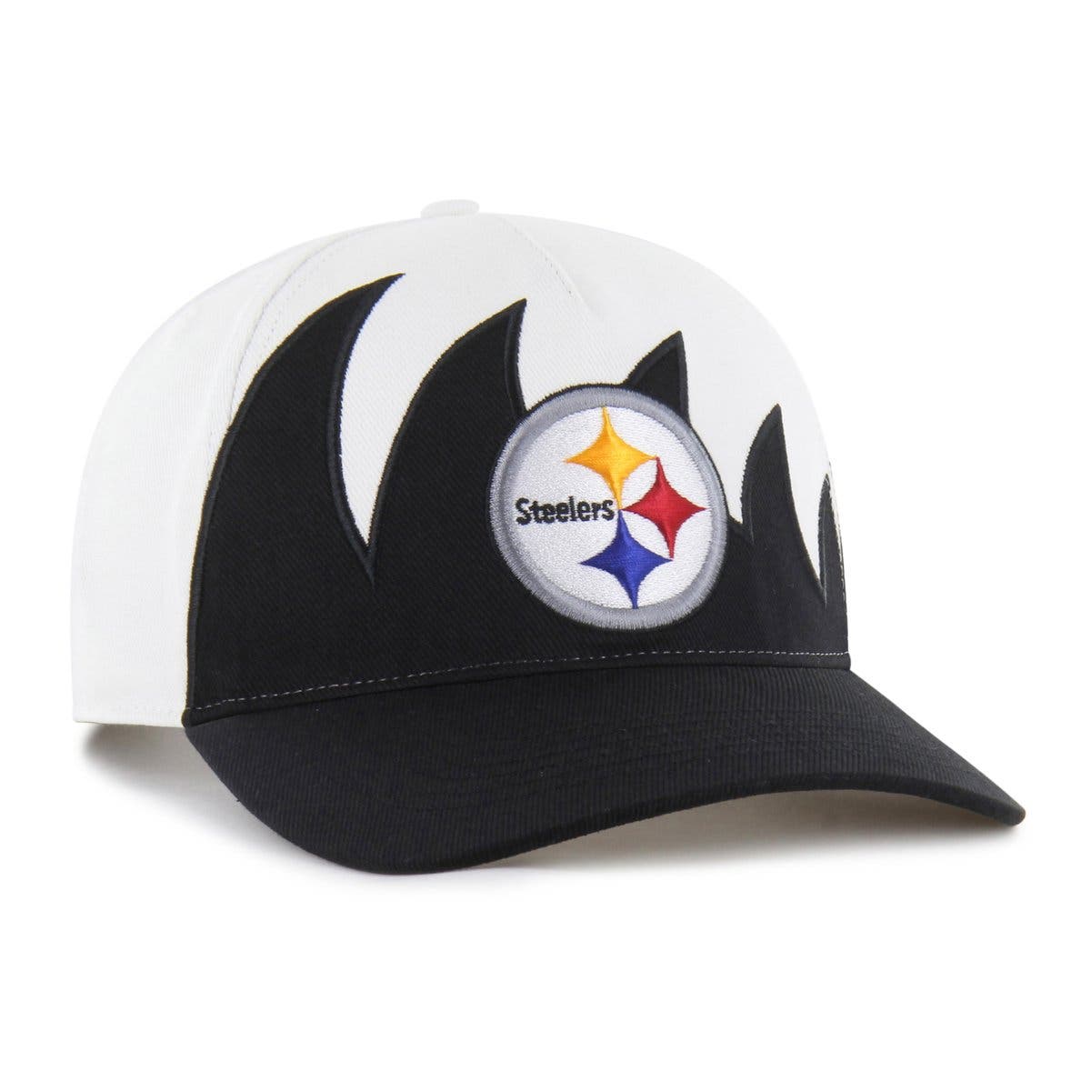 '47 Men's '47 White Pittsburgh Steelers Jagged Hitch Adjustable Hat ...