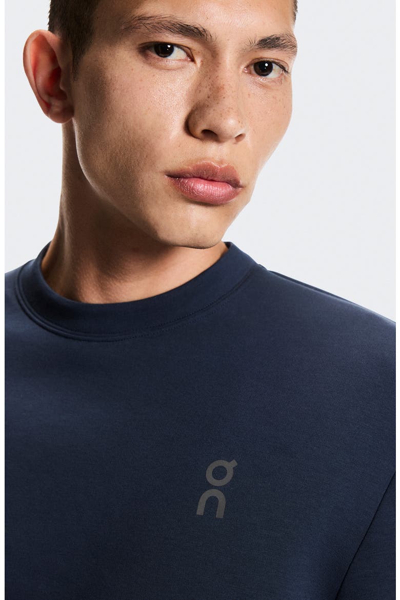Focus Tech Crewneck Sweatshirt, Alternate, color, NAVY