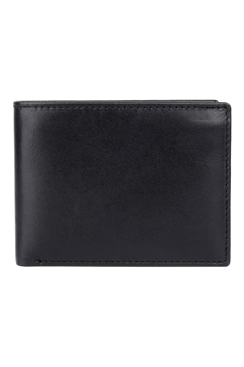 Dopp RFID Convertible Thinfold Wallet, Main, color, BLACK