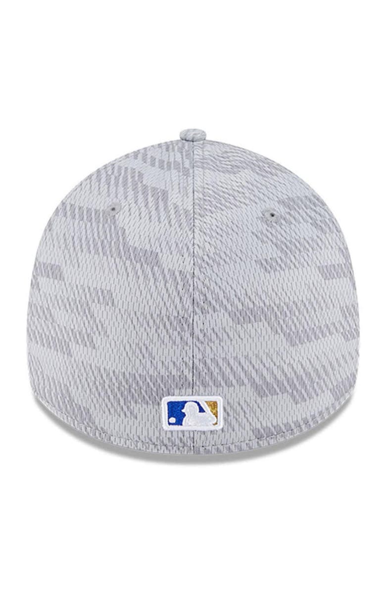 New Era Men's New Era Gray Kansas City Royals 2025 MLB Clubhouse 39THIRTY Flex Hat, Alternate, color,