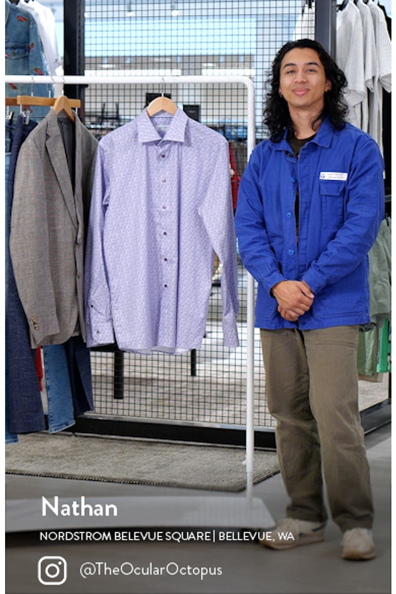 Contemporary Fit Twill Dress Shirt video