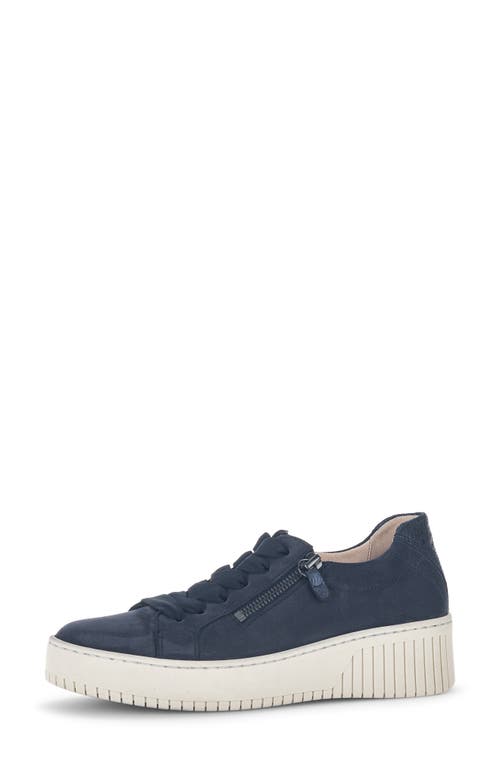 Gabor 63.334 Platform Sneaker In Blue