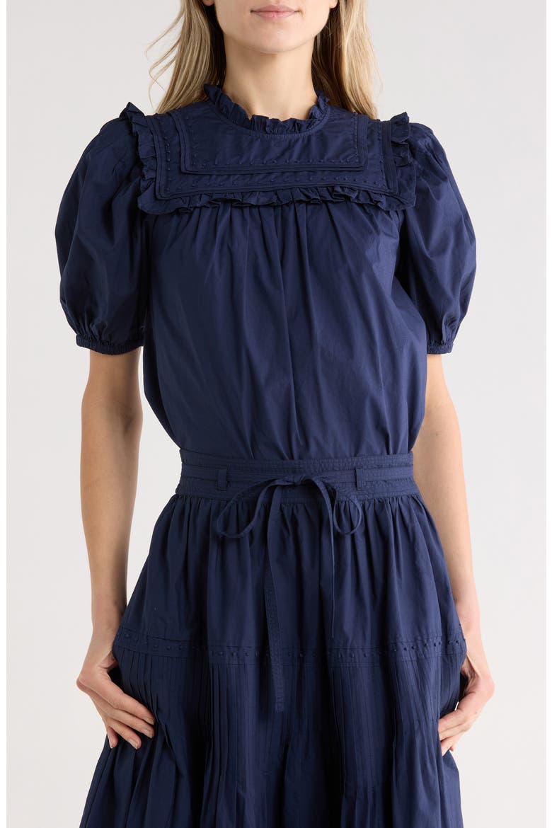 Adeline Puff Sleeve Top, Main, color, MIDNIGHT