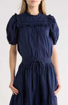 Ulla Johnson Adeline Puff Sleeve Top
