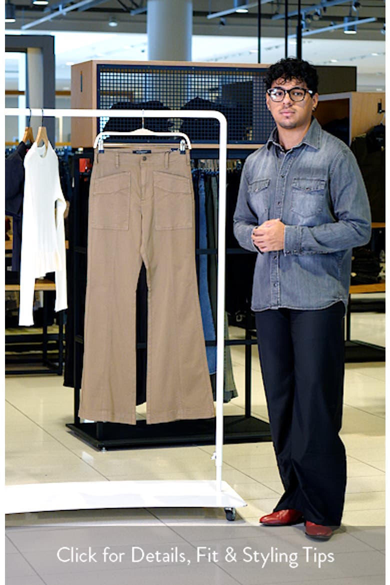 Patch Pocket Stretch Cotton Blend Pants video