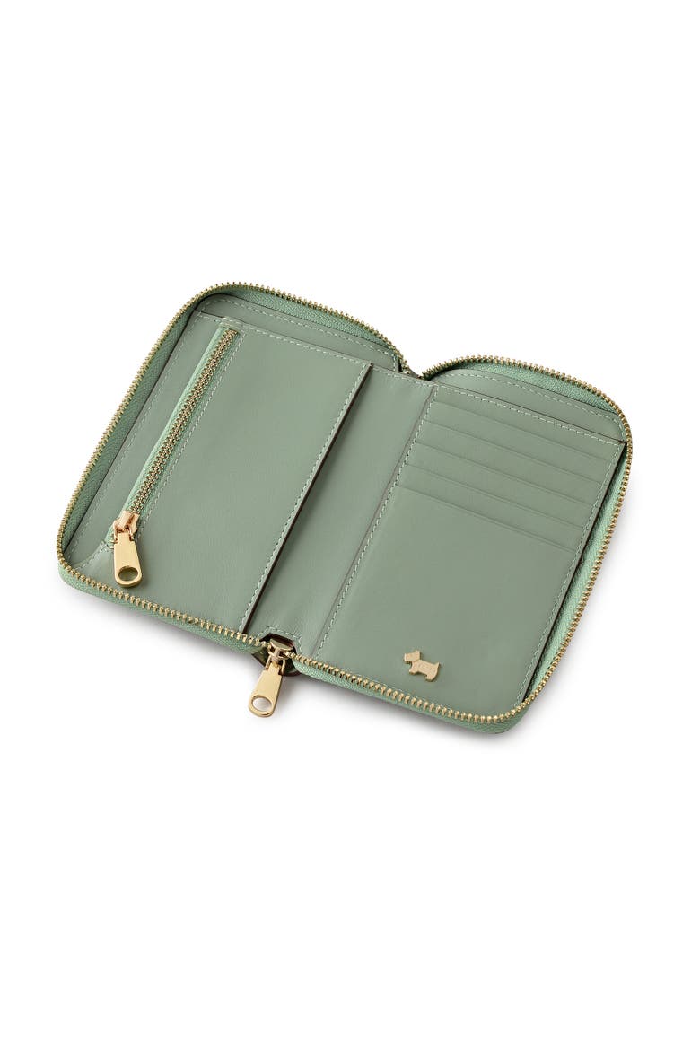 Pockets Medium Zip Around Wallet, Alternate, color, Pistachio