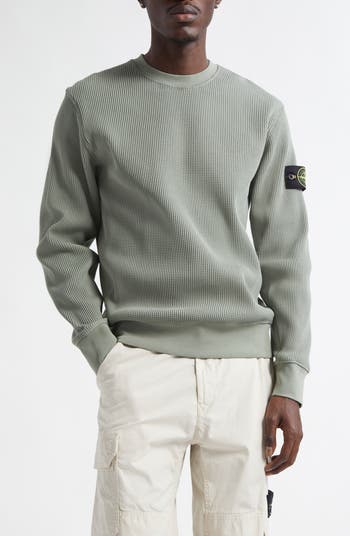 【送料&関税込】Stone  Compass Patch Crewneck Sweatshi Stone Island Compass Patch Crewneck Sweater in Black (Kids