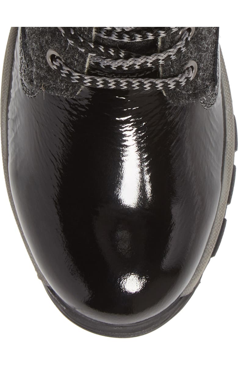 Bos. & Co. Gift Lace Up Wool & Leather Boot, Alternate, color,