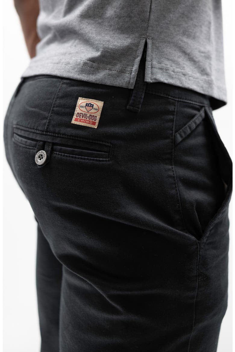 Performance Stretch Chino Pants, Alternate, color, BLACK