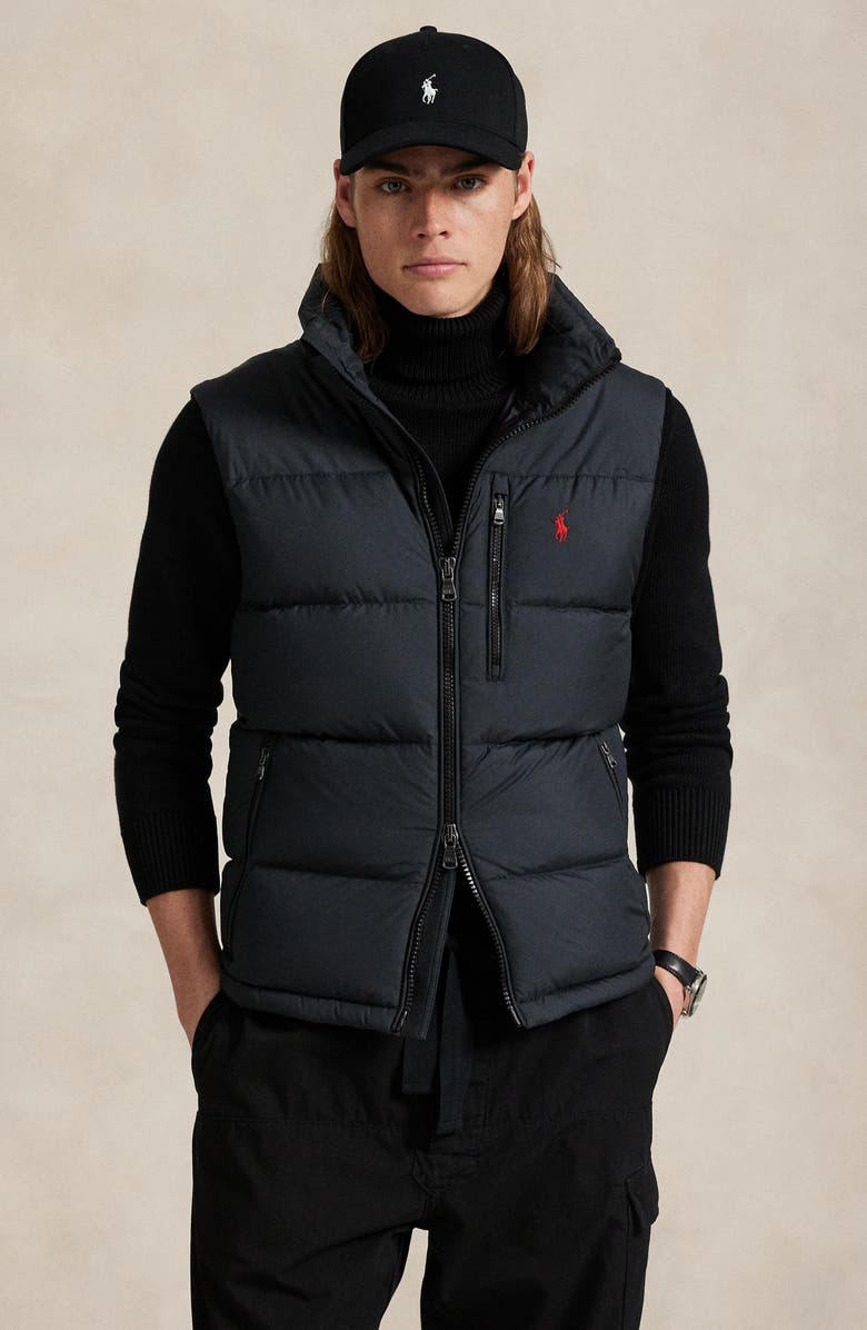Polo Ralph Lauren The Gorham Down Vest, Alternate, color, Polo Black