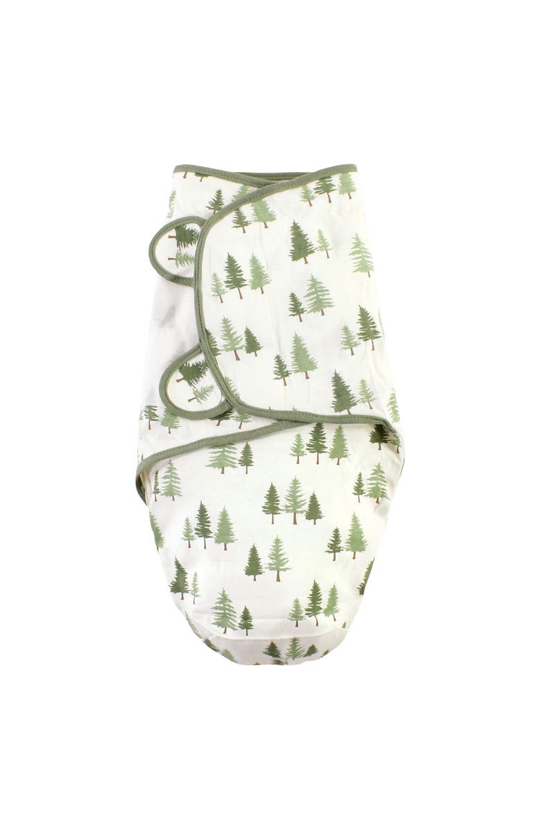Hudson Baby Cotton Swaddle-Wrap, Alternate, color, Forest Animals