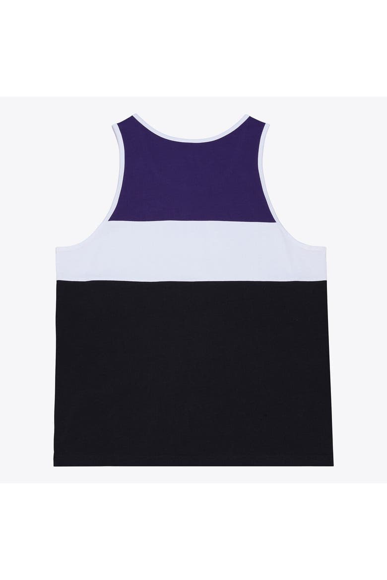 Men's Mitchell & Ness  Black/Purple Baltimore Ravens Head Coach Tank Top, Alternate, color, Black