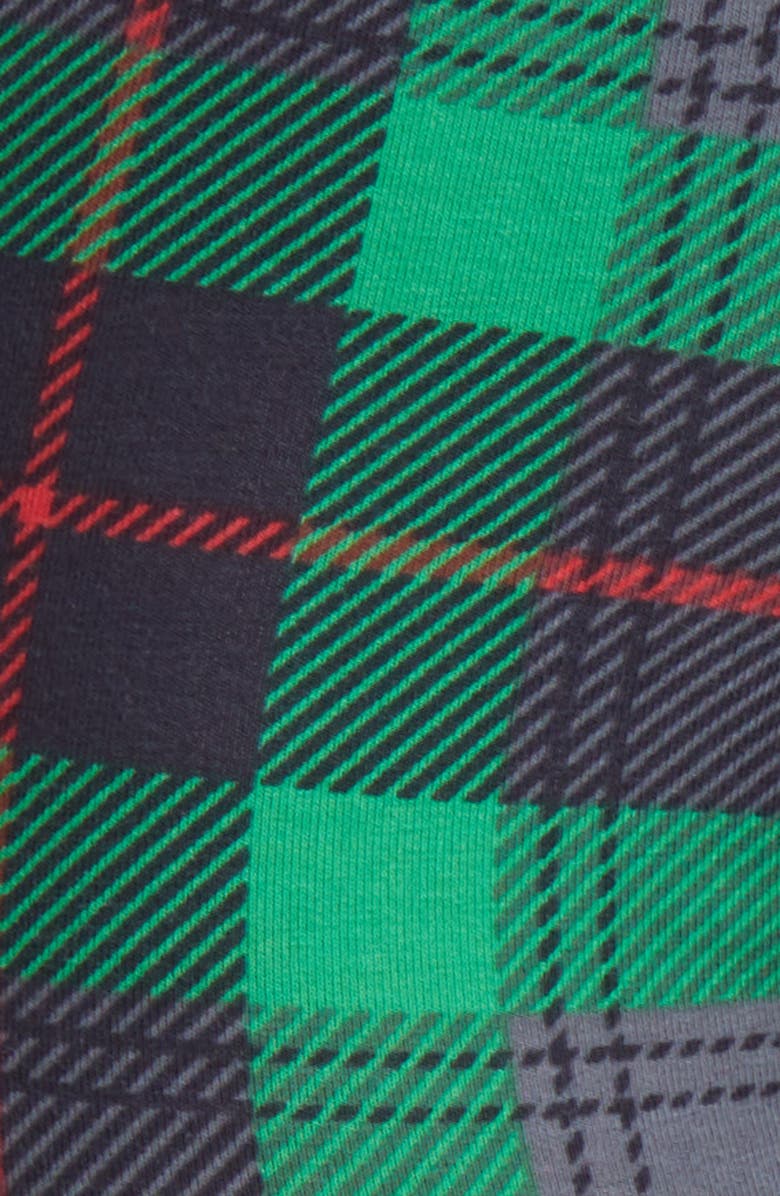 2(x)ist 4-Pack No-Show Stretch Trunks, Alternate, color, Tartan Plaid Multi Black