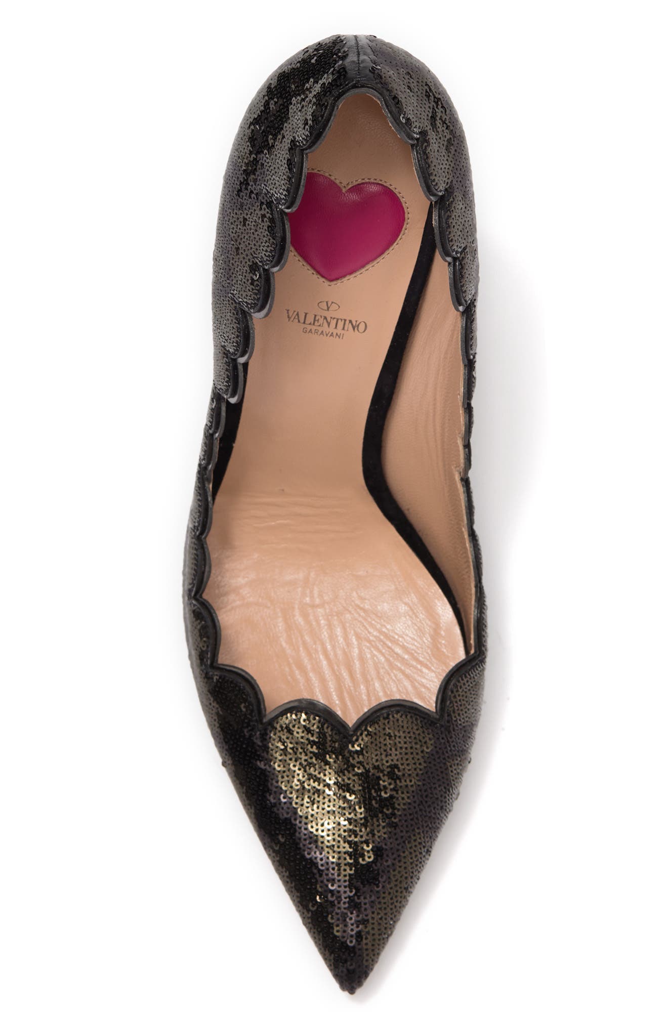 Valentino Garavani Valentino Scalloped Sequion Pump (Women) | Nordstromrack