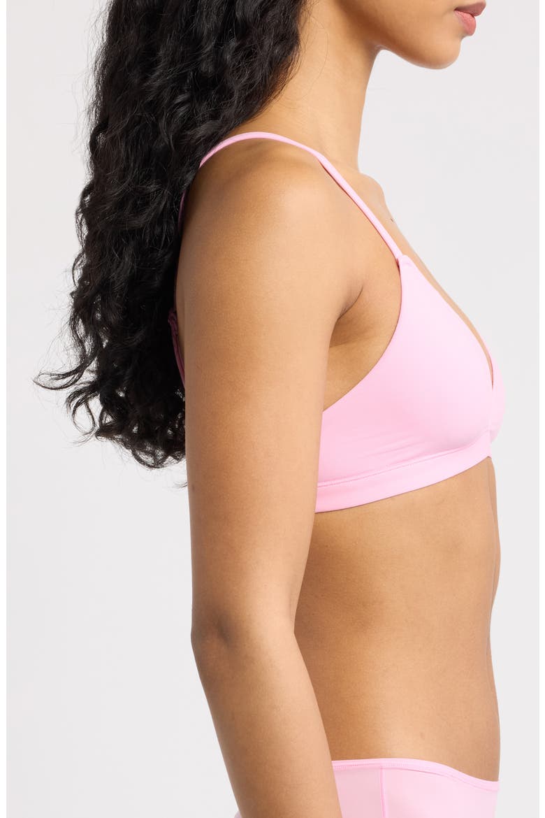 Fits Everybody Triangle Bralette, Alternate, color, BUBBLEGUM