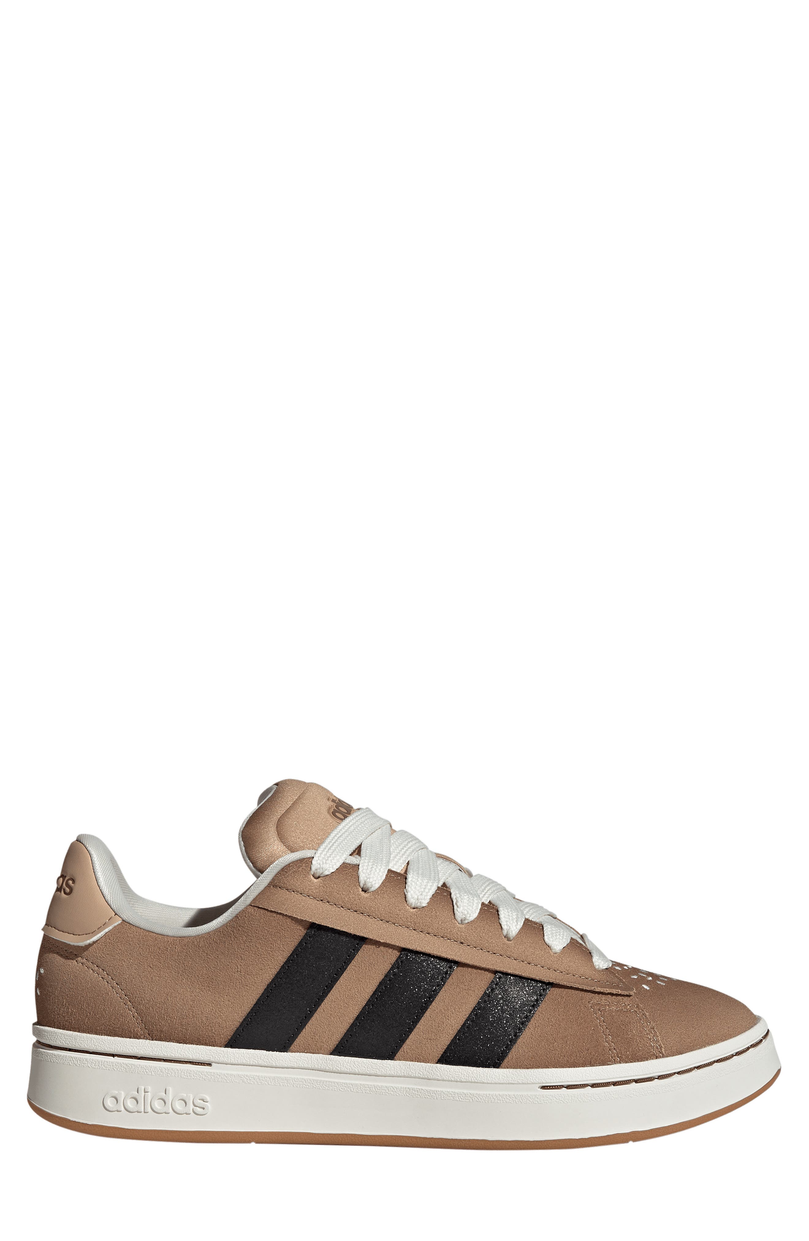 Grand Court Alpha Sneaker, Alternate, color, SANDSTONE/ BLACK/ OFF WHITE