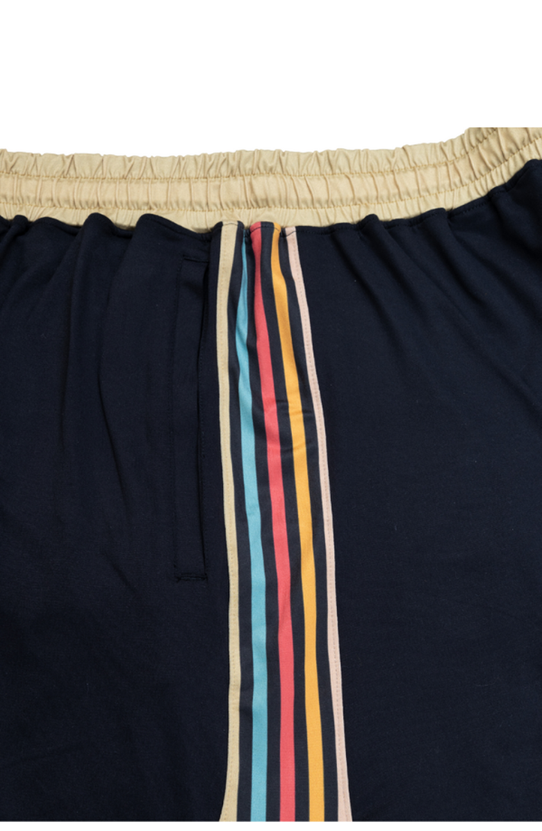 Baja Llama Mach Zero Lounge Shorts - Retro, Alternate, color, Black