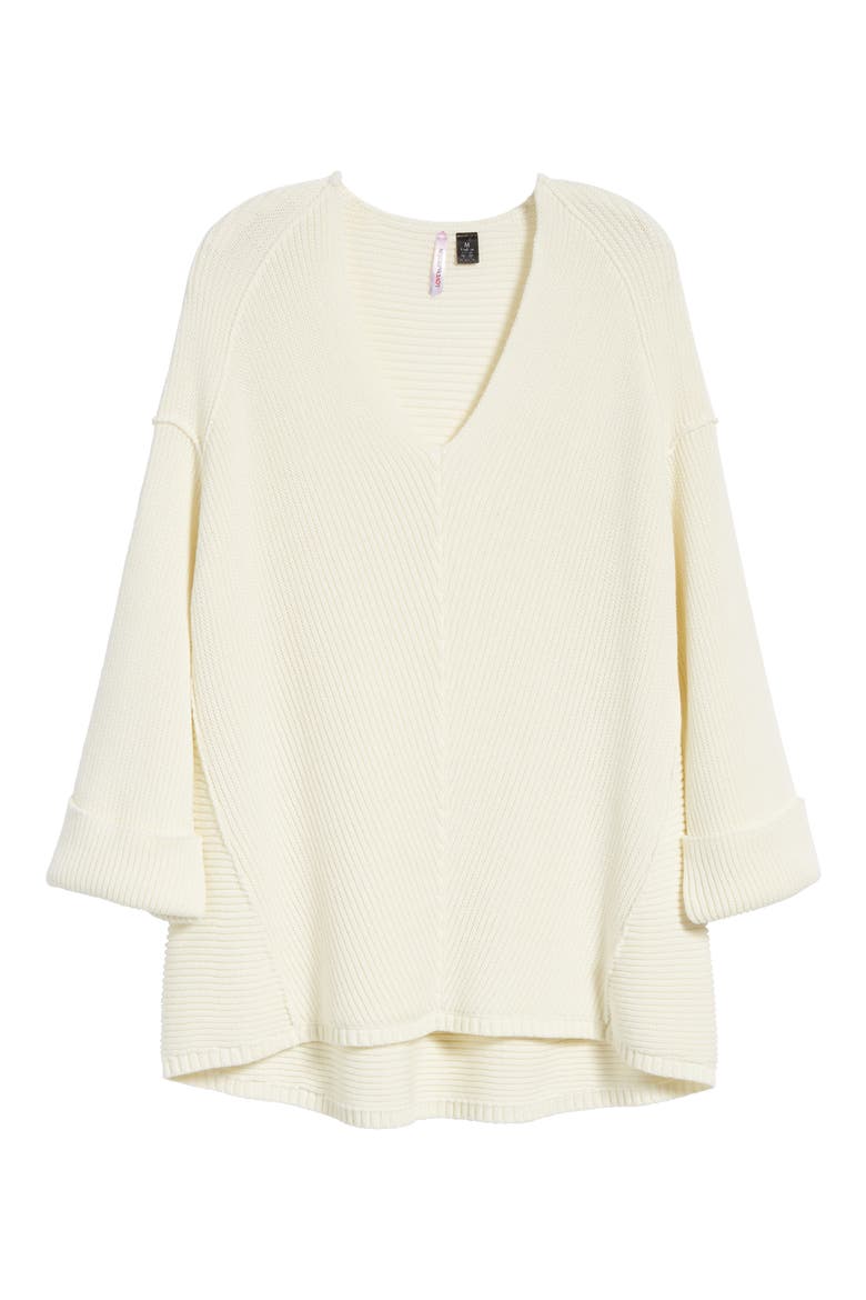 Cuff Sleeve Pullover, Alternate, color, IVORY