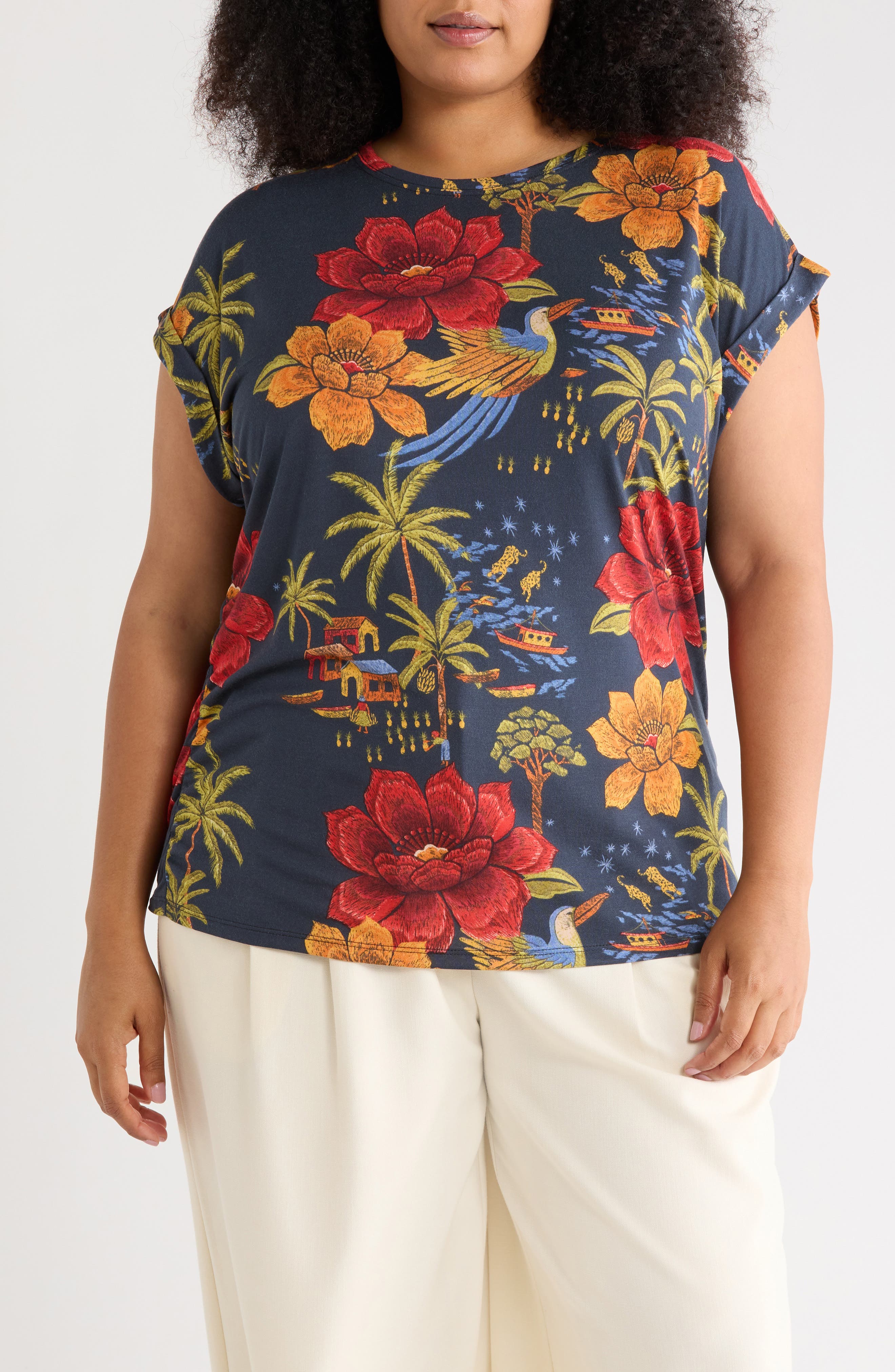 selected TROPICAL BLOOM PRINT