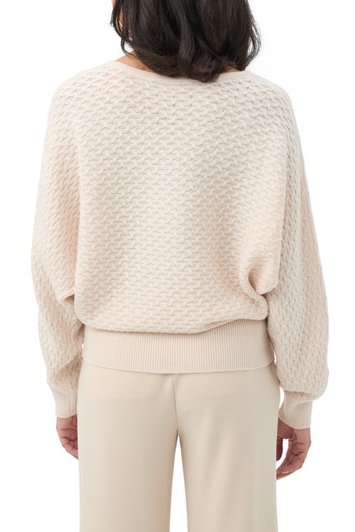 Trina Turk Lima V-neck Pullover Sweater In Neutral