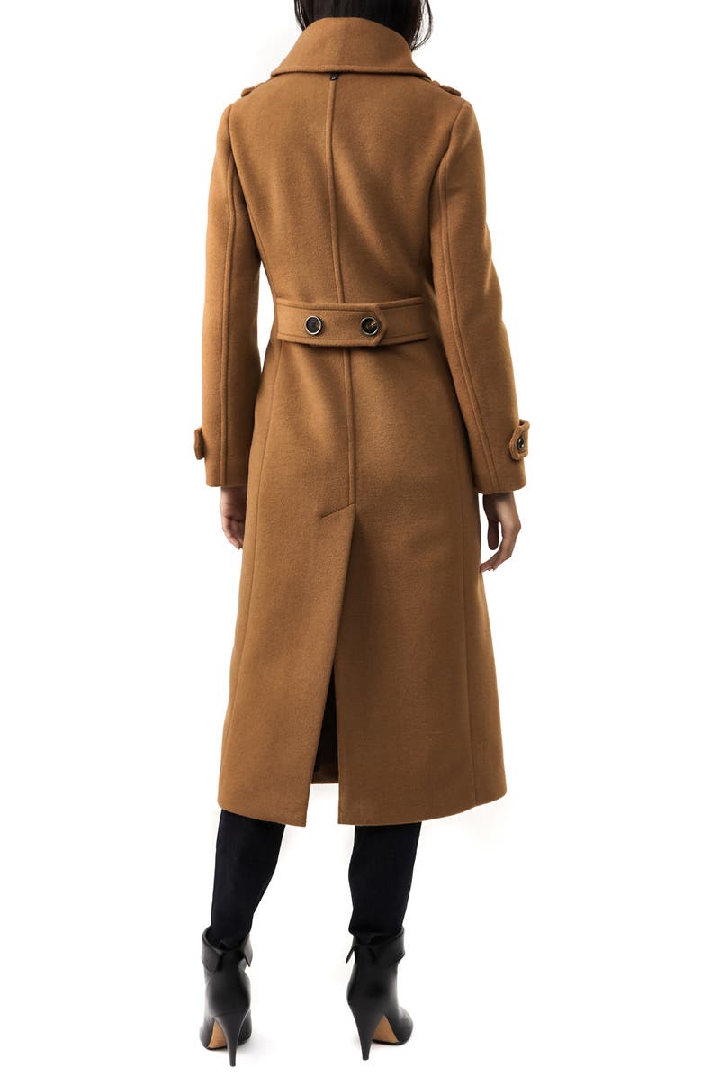 Mackage Elodie-R Double Breasted Wool Blend Coat, Alternate, color,