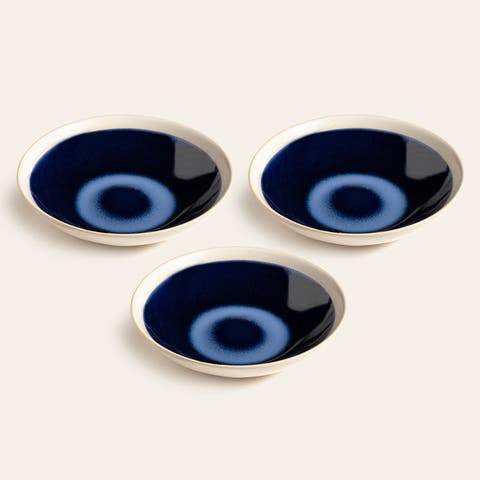 Leiria Stoneware Pot Plate 8" Set of 3