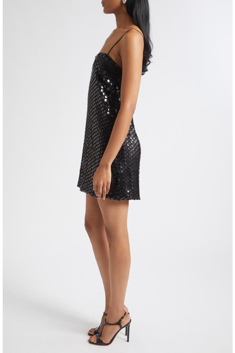 Yvonne Sequin Minidress, Alternate, color, BLACK MESH
