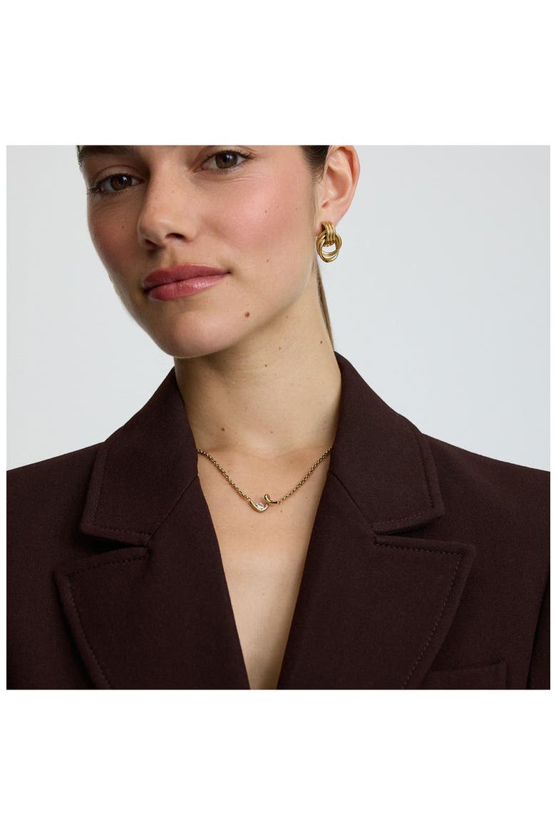 Knots Chain Necklace, Alternate, color, GOLD