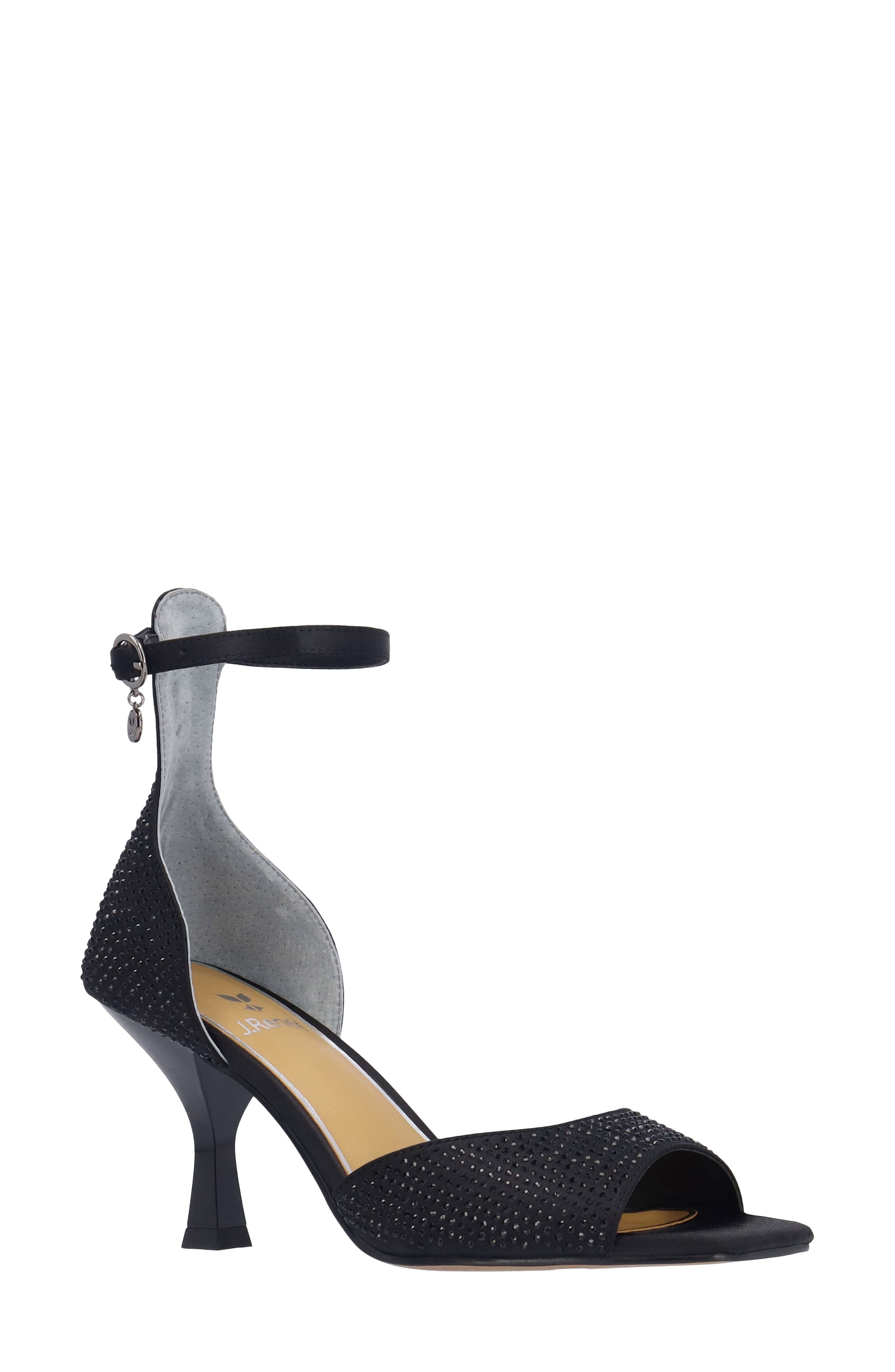 J. Reneé Lantana Ankle Strap Sandal, Main, color, Black