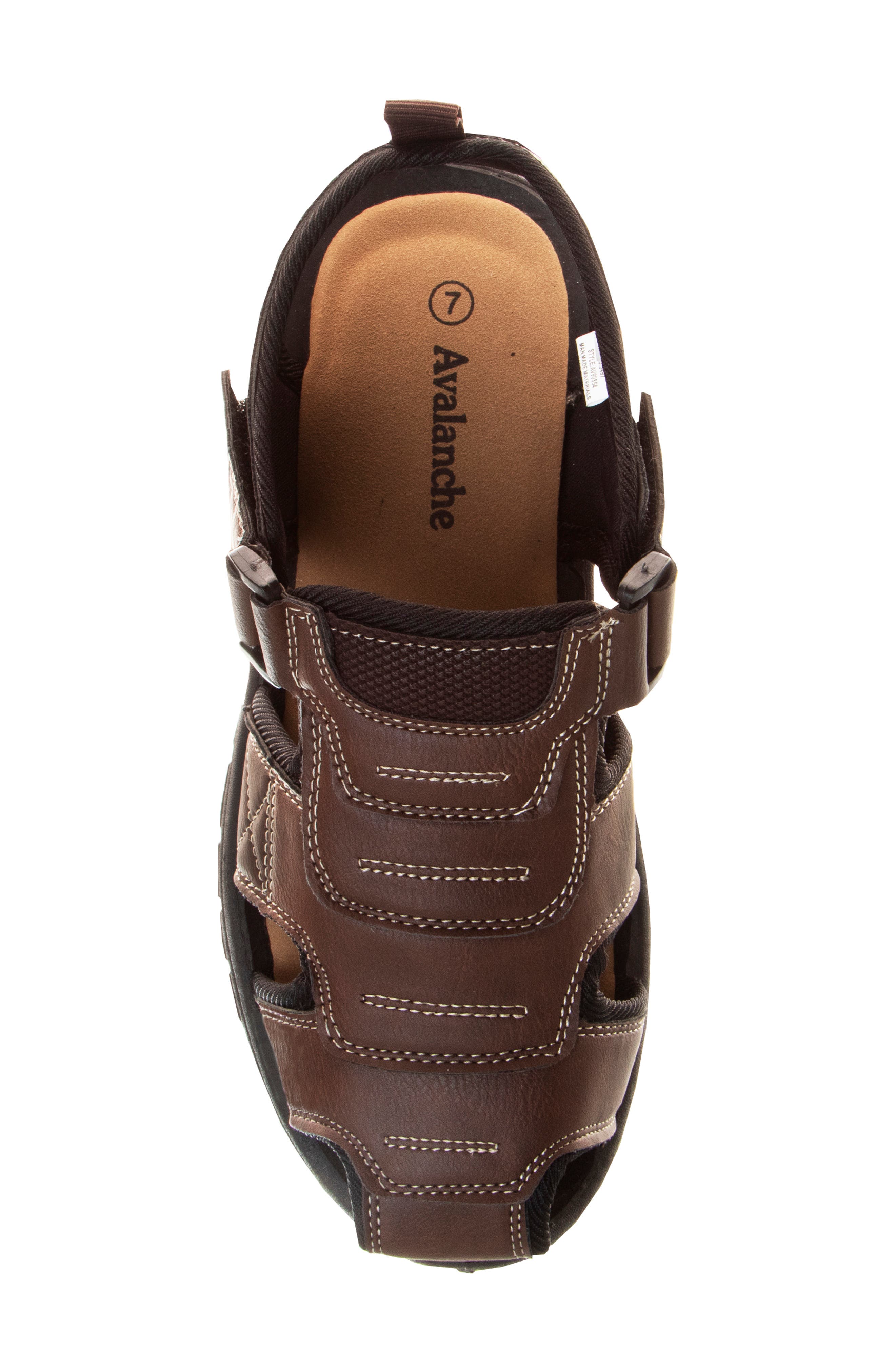 AVALANCHE Fisherman Outdoor Sandal, Alternate, color, Brown