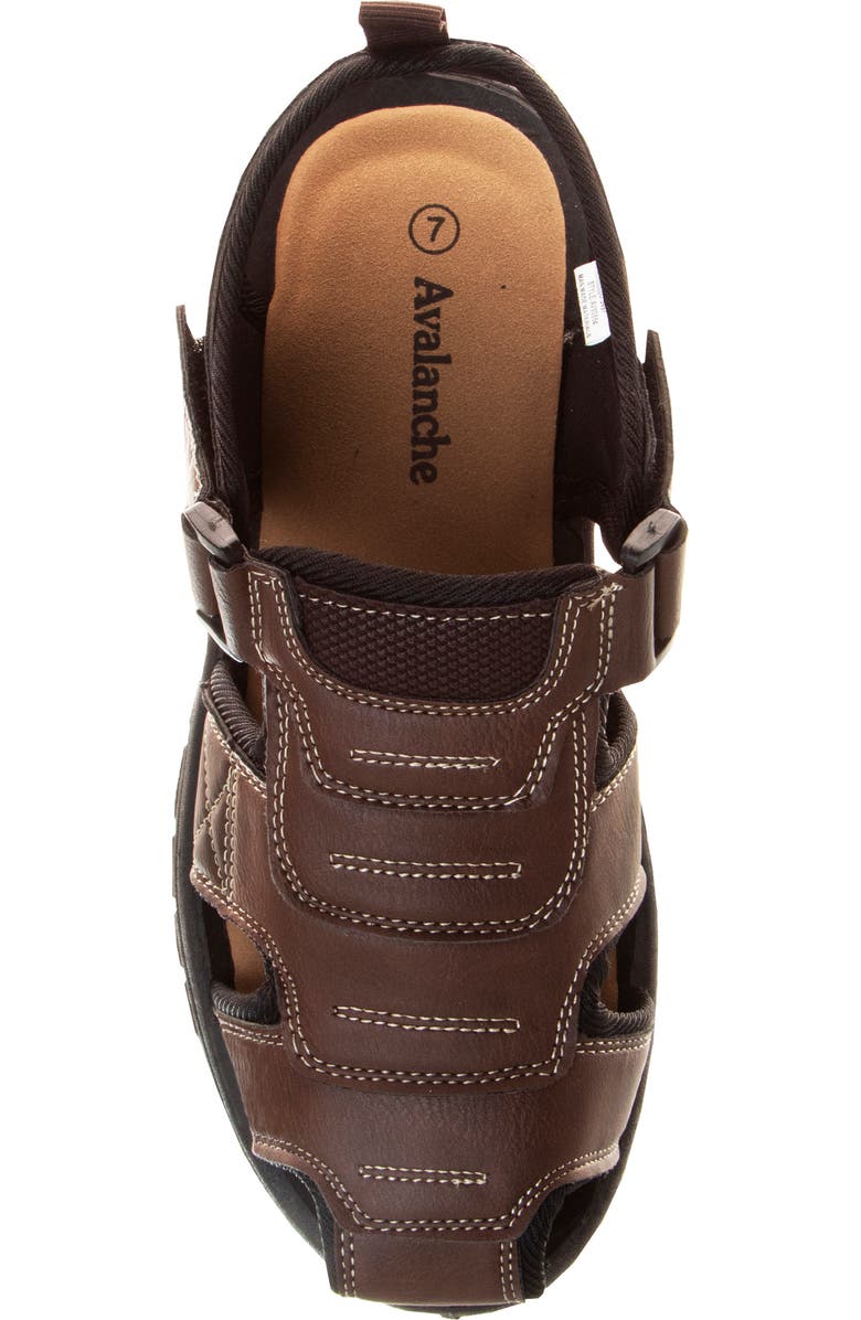 AVALANCHE Fisherman Outdoor Sandal, Alternate, color, Brown