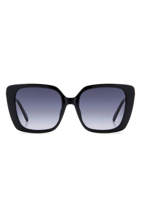 54mm Gradient Square Sunglasses